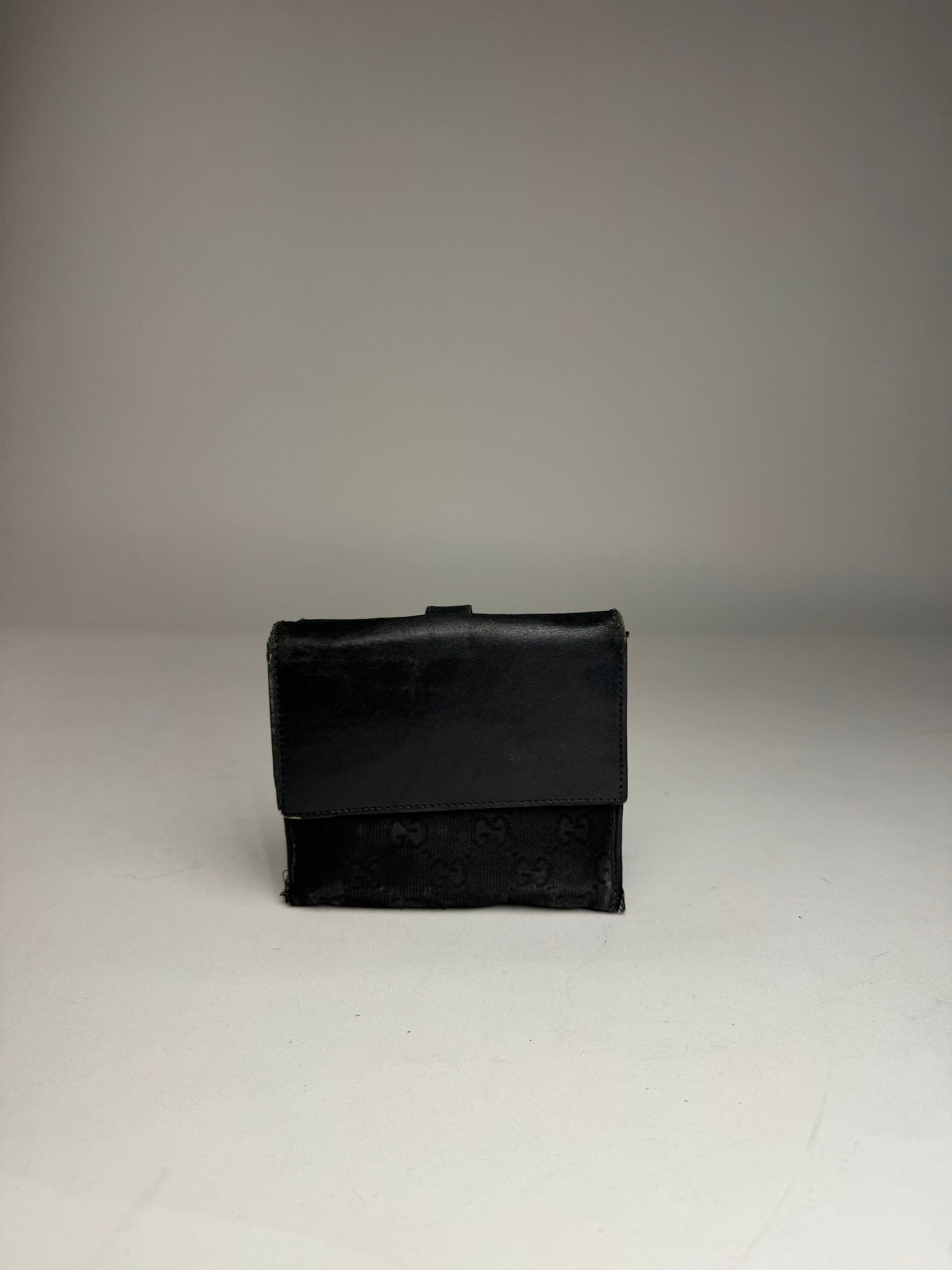Vintage Gucci Monogram Jackie Wallet black