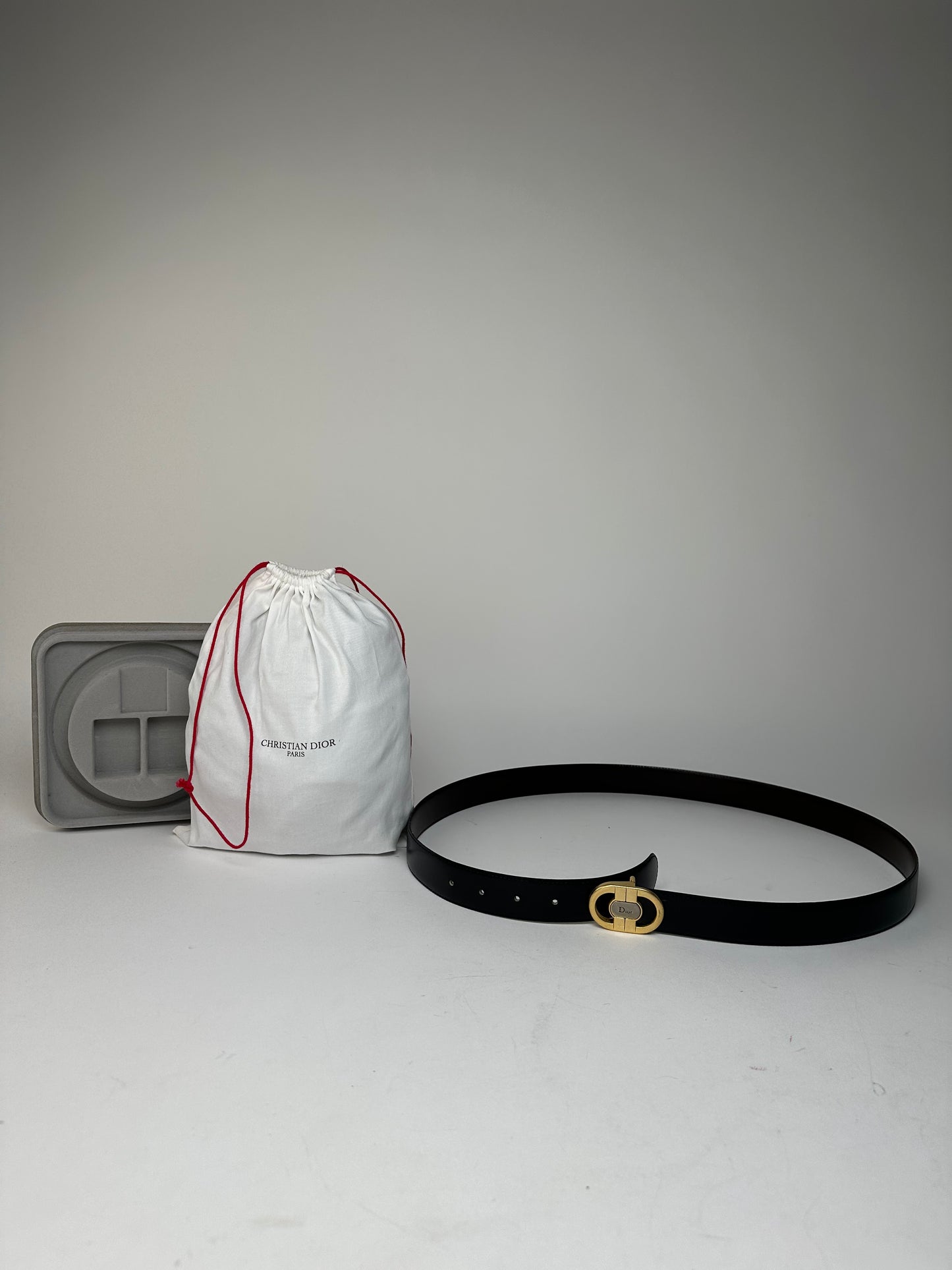 Vintage Dior Reversible Belt Black Brown