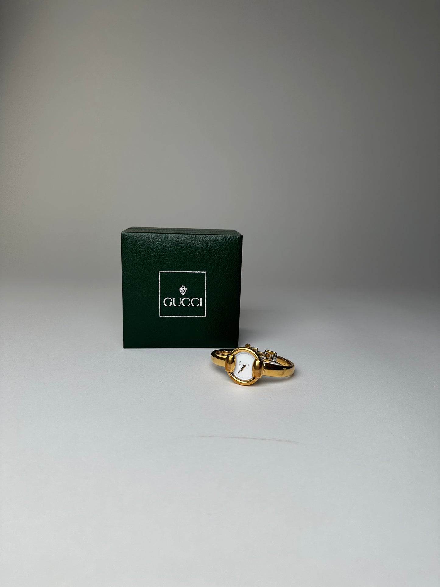Vintage Gucci Stainless Watch Gold