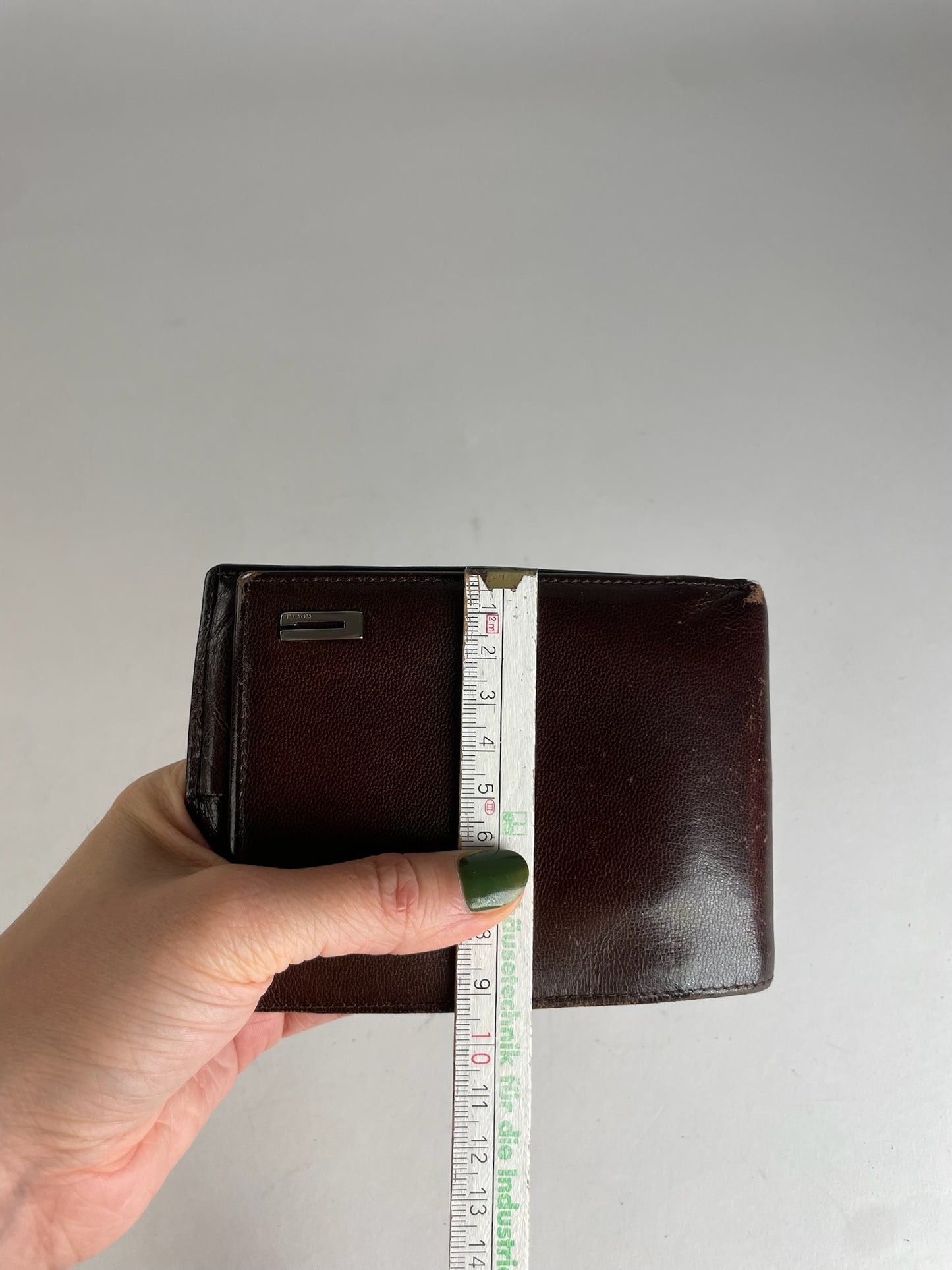 Vintage Gucci Flapable Leather Wallet Brown