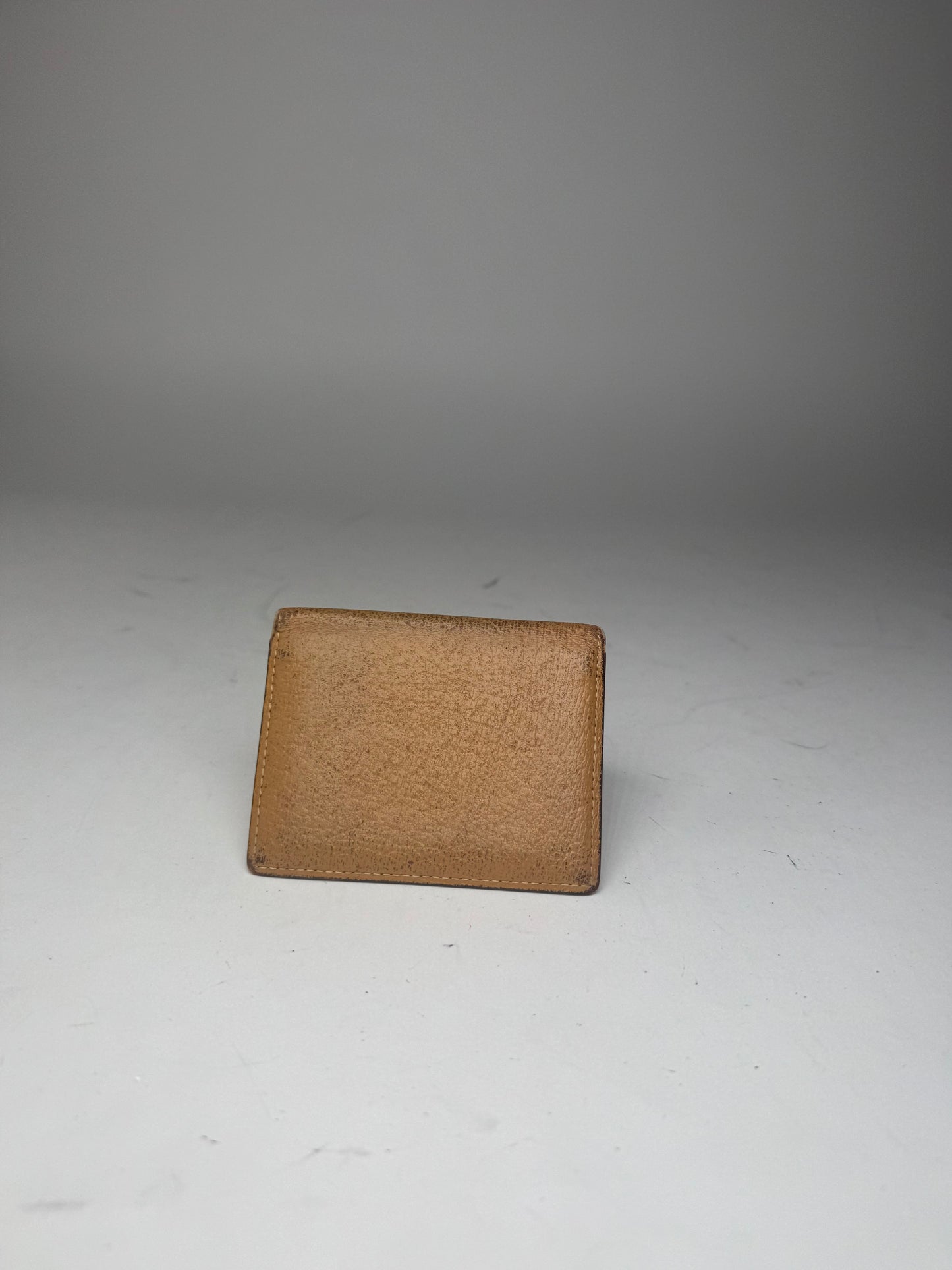 Vintage Vivienne Westwood Leather Card Holder Camel