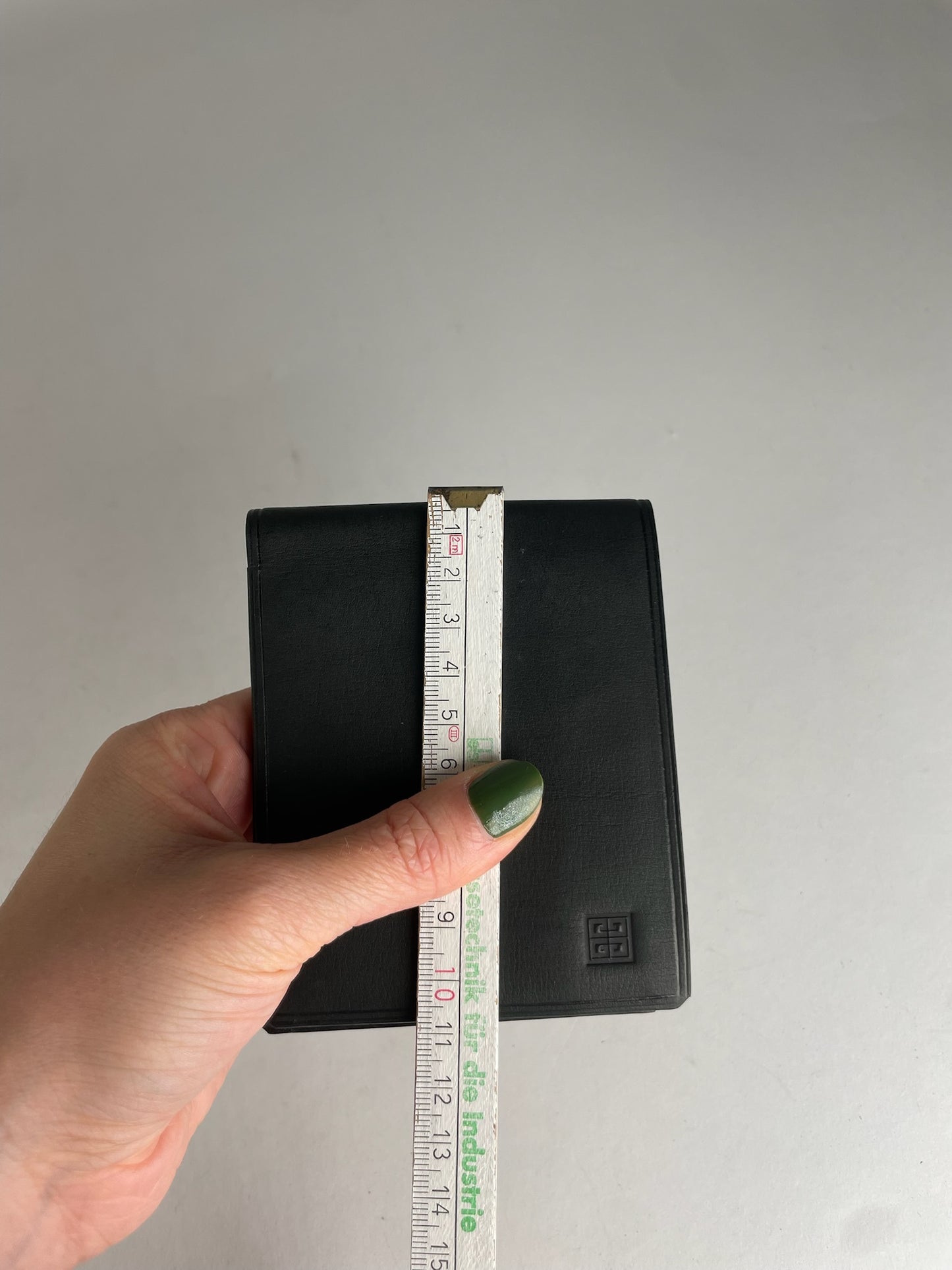 Vintage Givenchy Flapable Leather Wallet Black