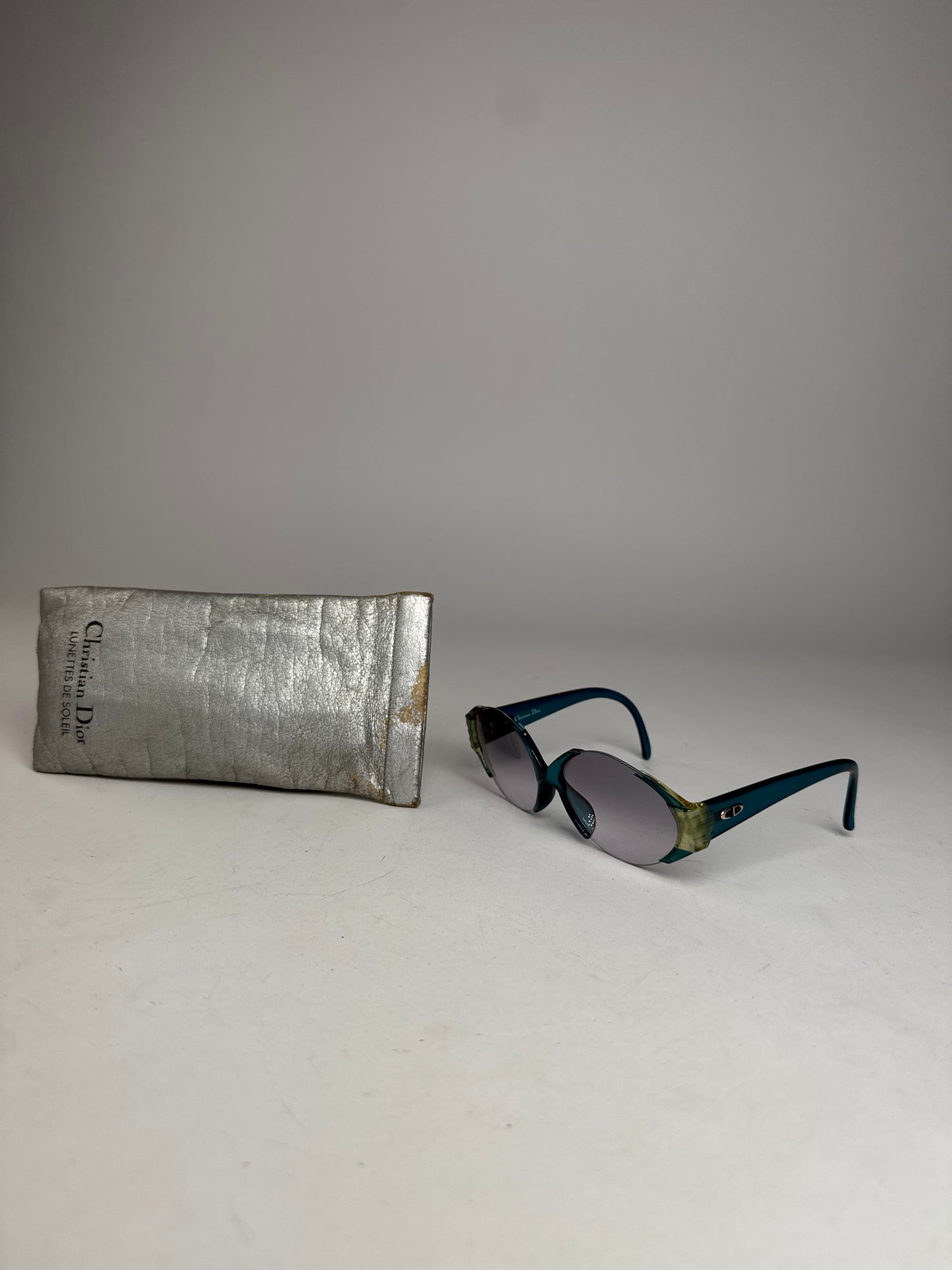 Vintage Dior Retro Sunglasses Blue