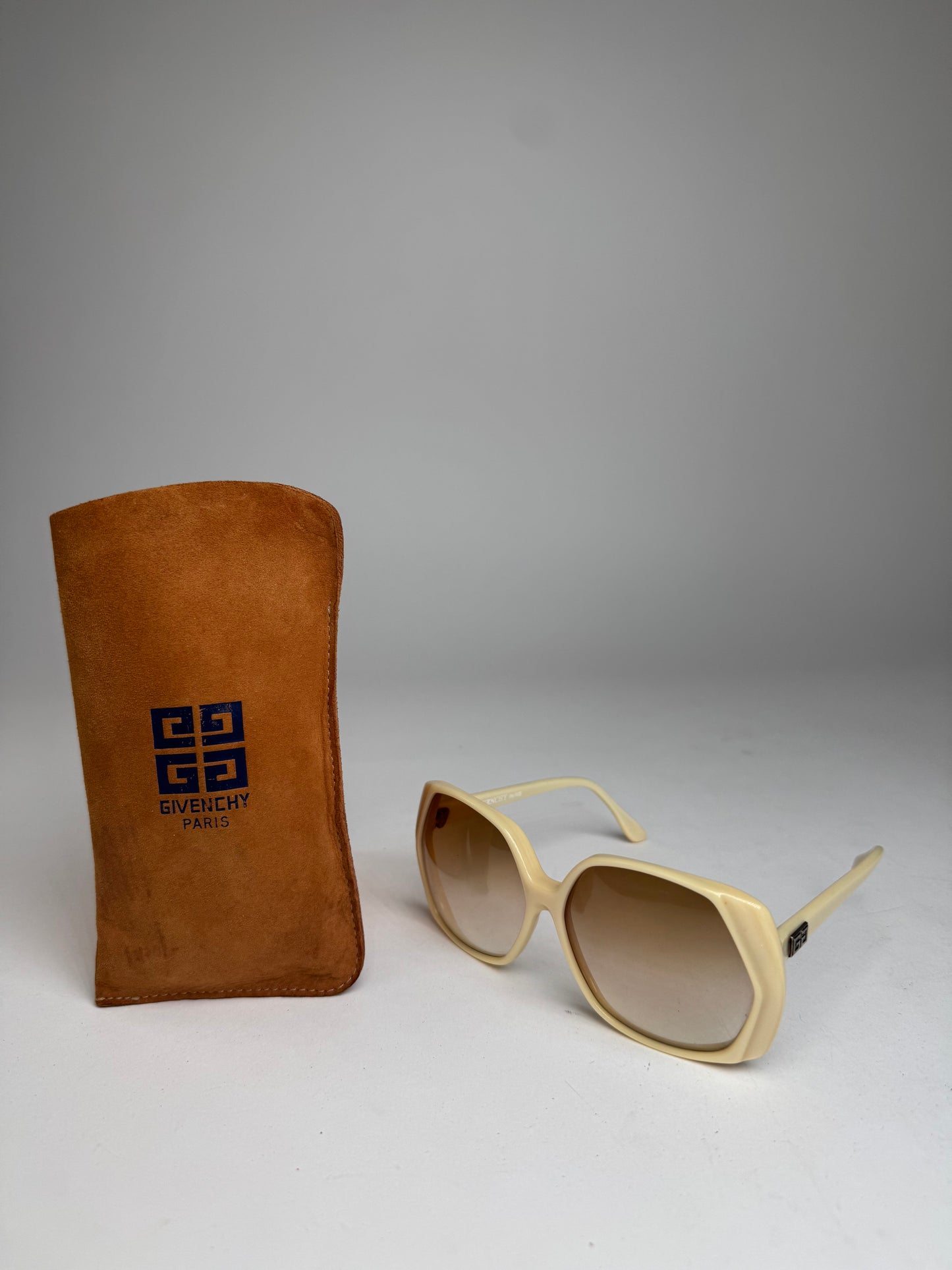 Vintage Givenchy Oversized Sunglasses White