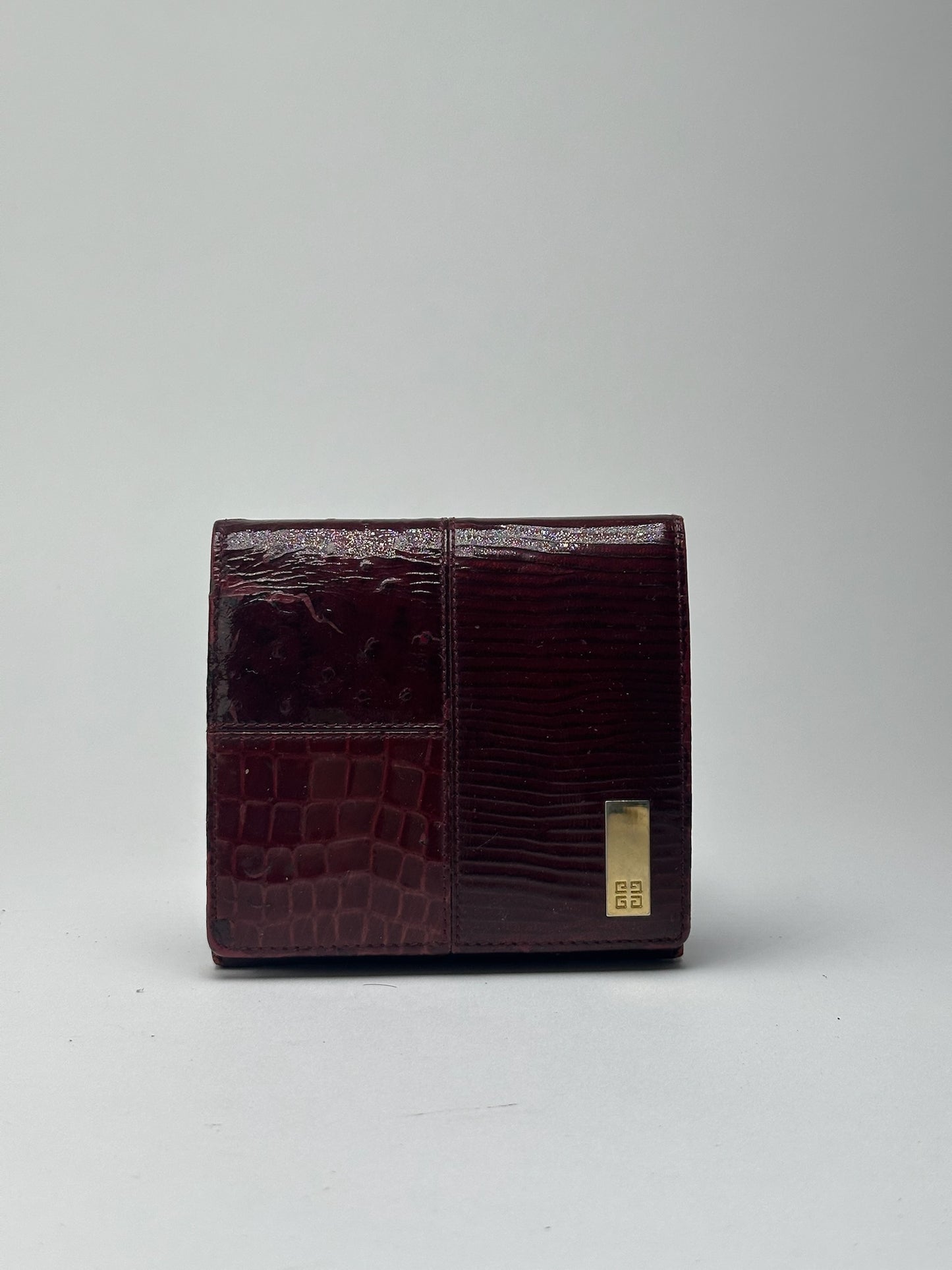 Vintage Givenchy Patent Leather Wallet purple