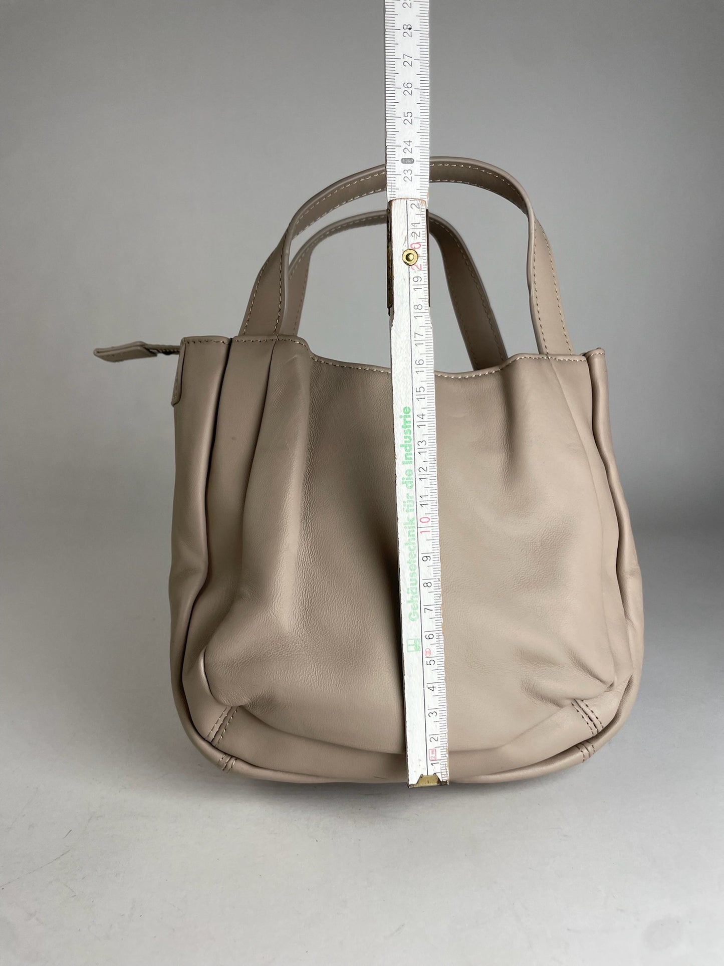 Vintage Yohji Yamamoto Y-Saccs Leather Handbag Beige New With Tag