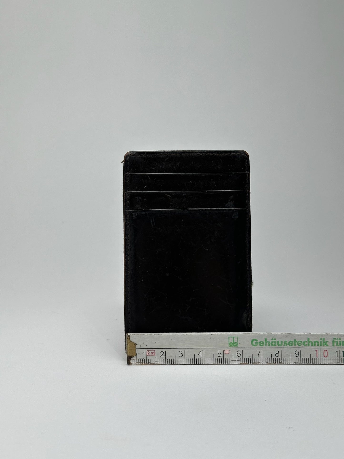 Vintage Dior Leather Card holder brown