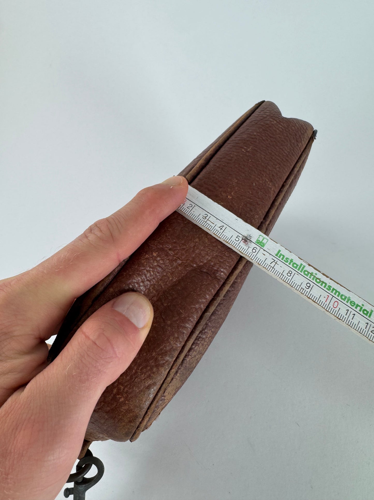 Vintage Dior Leather Clutch Brown