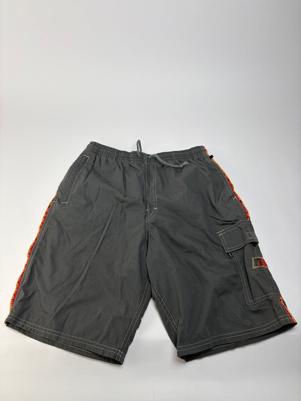 Vintage Kansai Yamamoto Men's Cargo Shorts Grey M