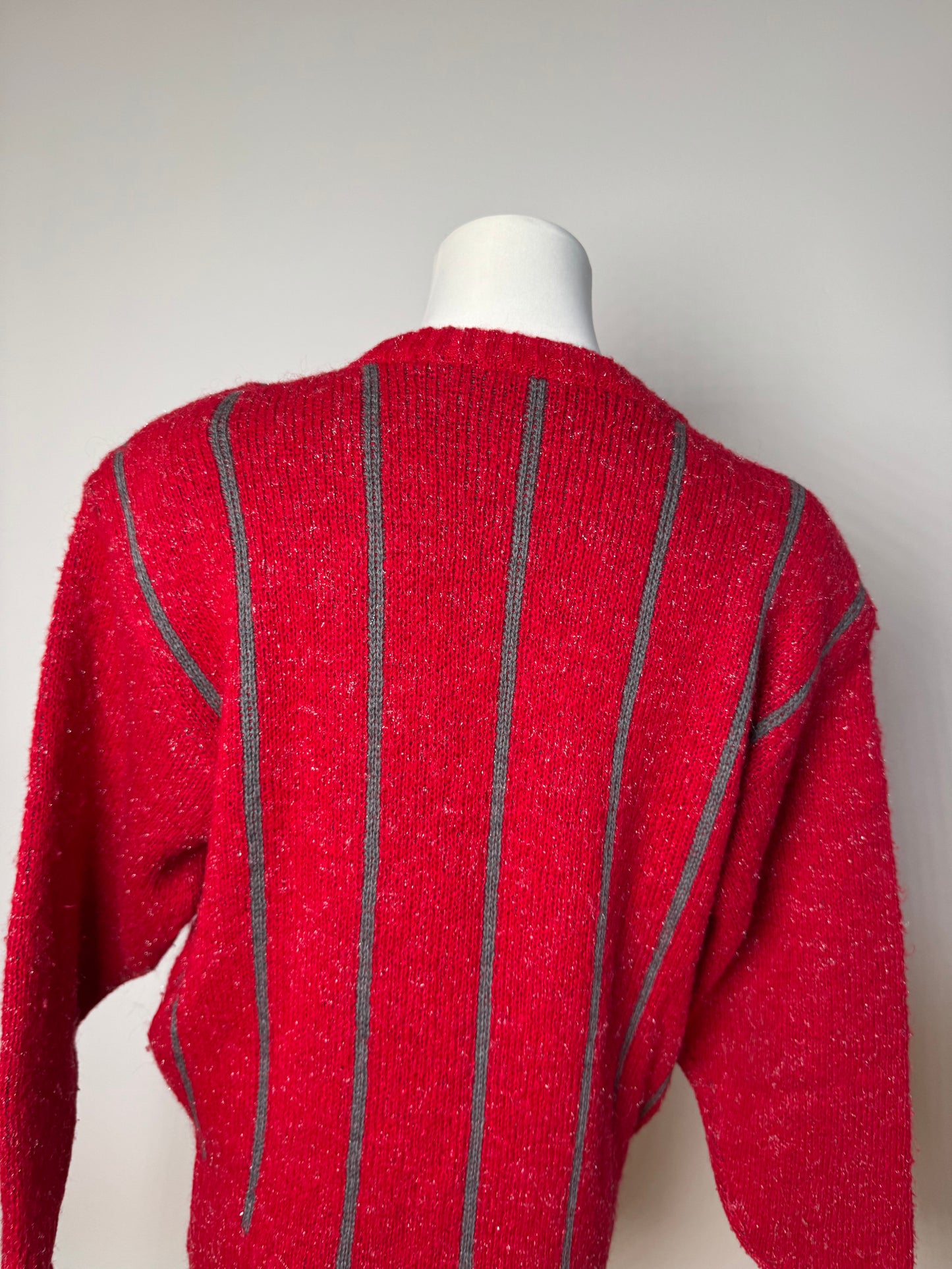 Vintage Dior Wool Sweater Red M
