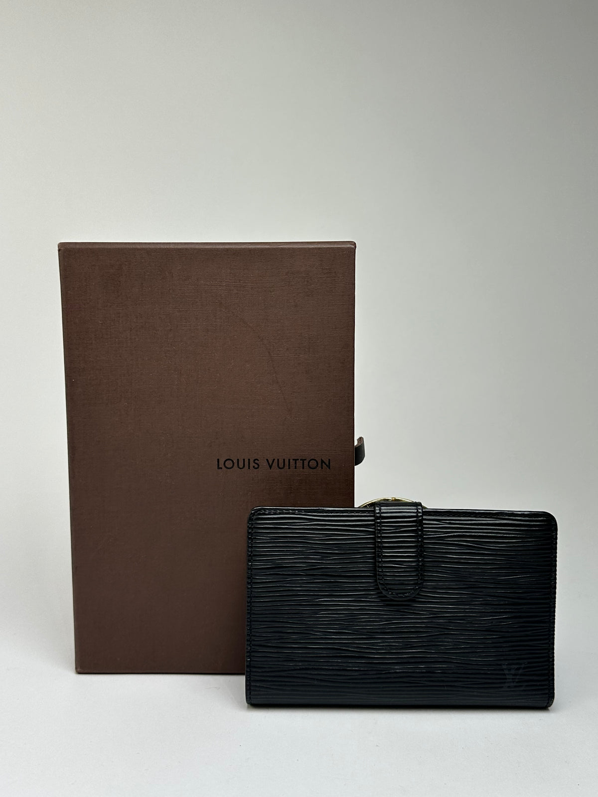 Vintage Louis Vuitton Epi Leather Bifold Wallet Late 1990s Black