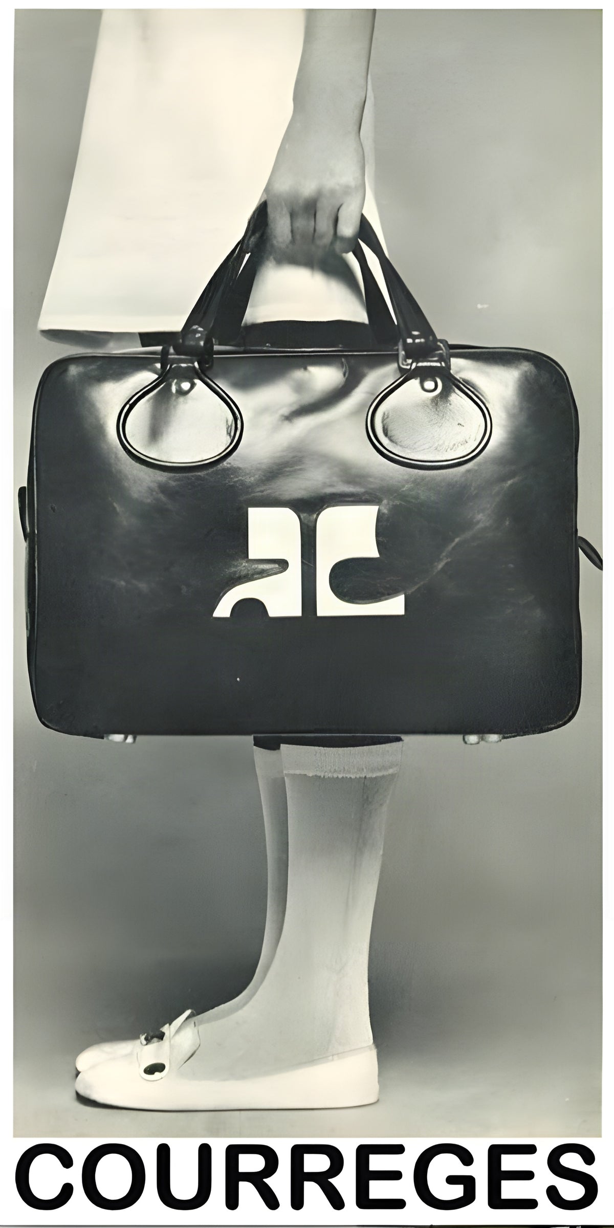 Courrèges made the bag before the miniskirt
