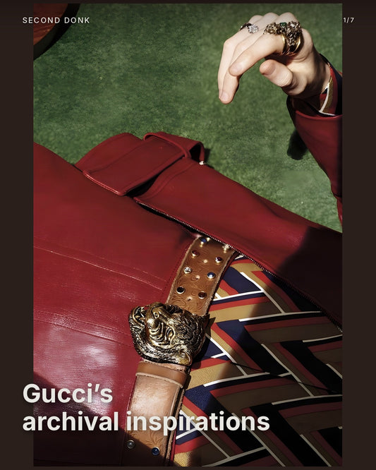 Gucci — Gucci’s archival inspirations