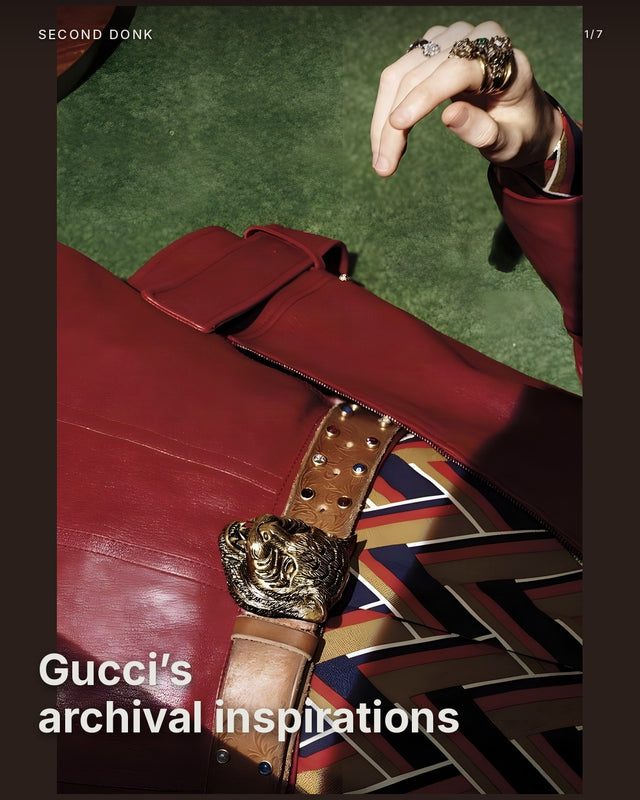 Gucci’s archival inspirations