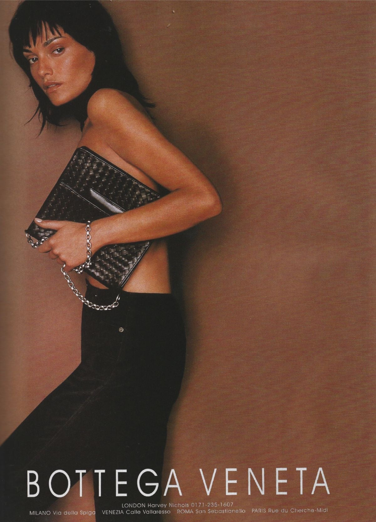 Bottega Veneta. No logo. Andy Warhol made the ad in 1978