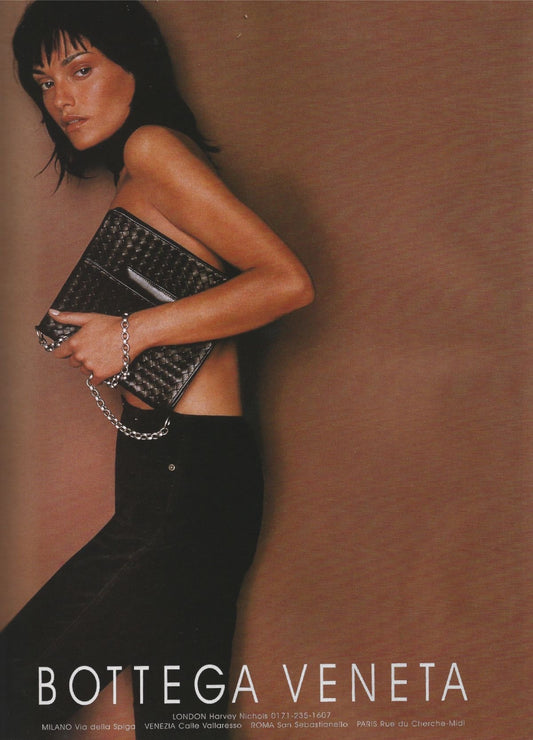 Bottega Veneta — Bottega Veneta. No logo. Andy Warhol made the ad in 1978