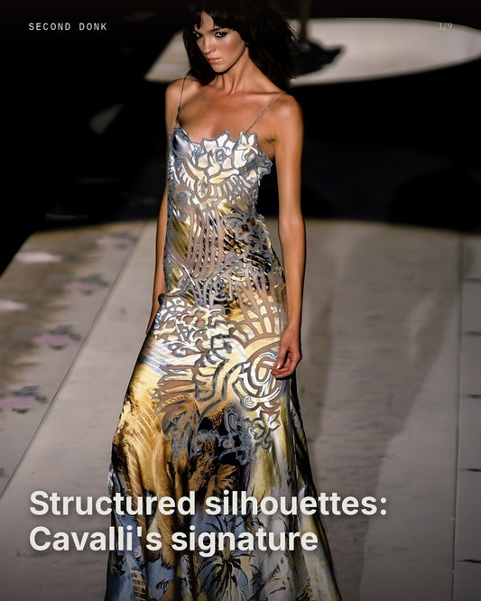 Roberto Cavalli — Structured silhouettes: Cavalli's signature
