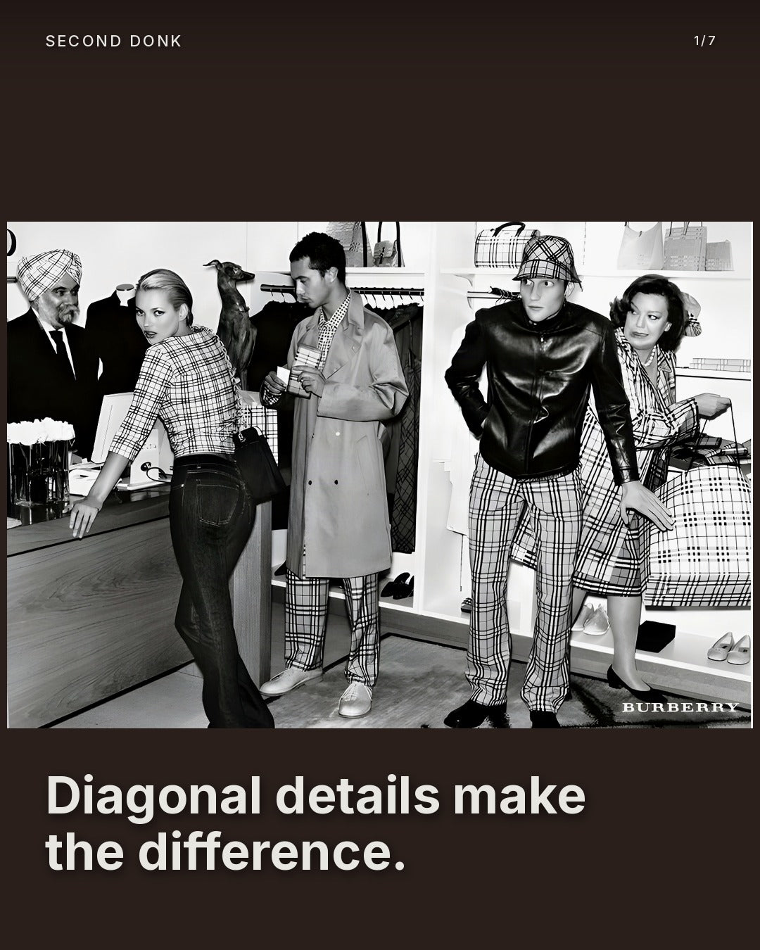 Diagonal details make the difference