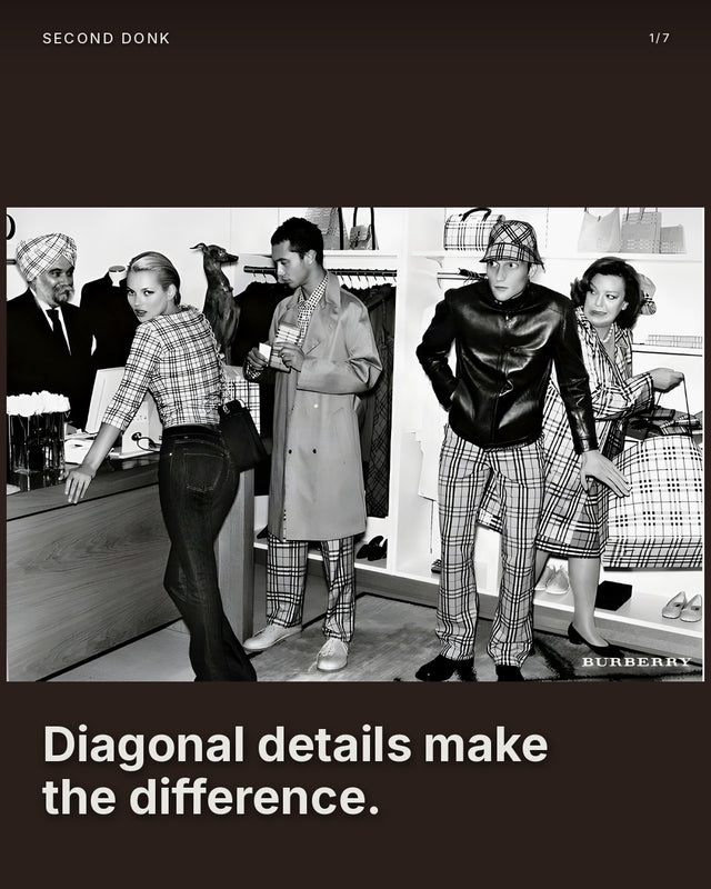 Diagonal details make the difference
