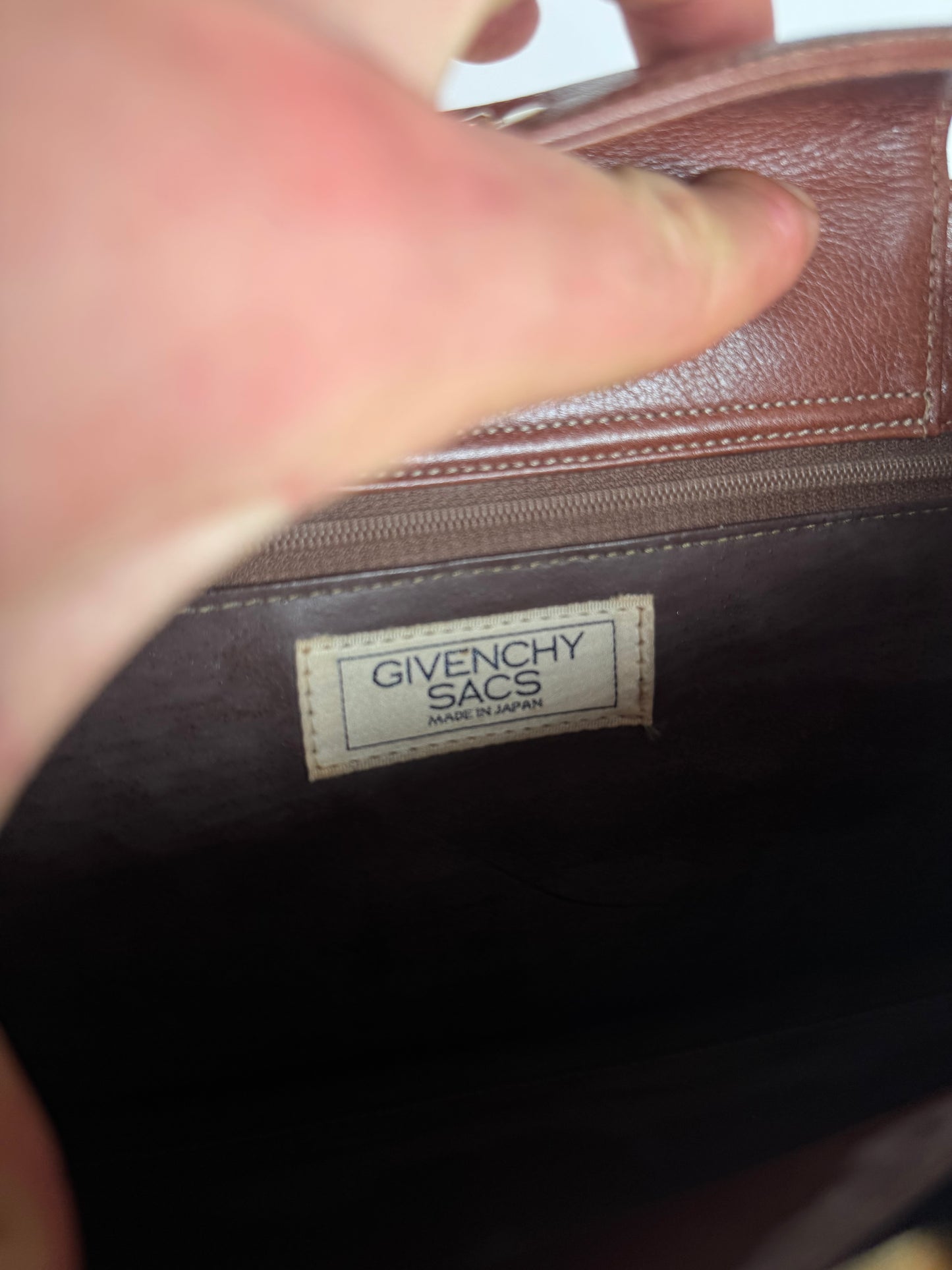 Vintage Givenchy Antigona Leather Bag Brown