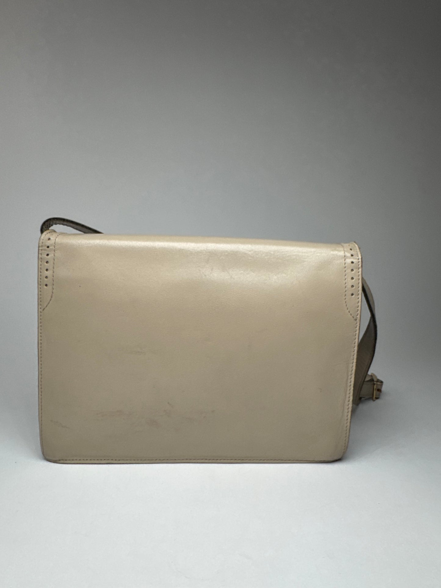 Vintage Yves Saint Laurent 2 Way Leather Bag Y Satchel