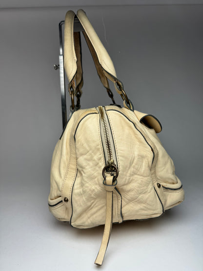 Vintage Chloe Leather Bag Beige