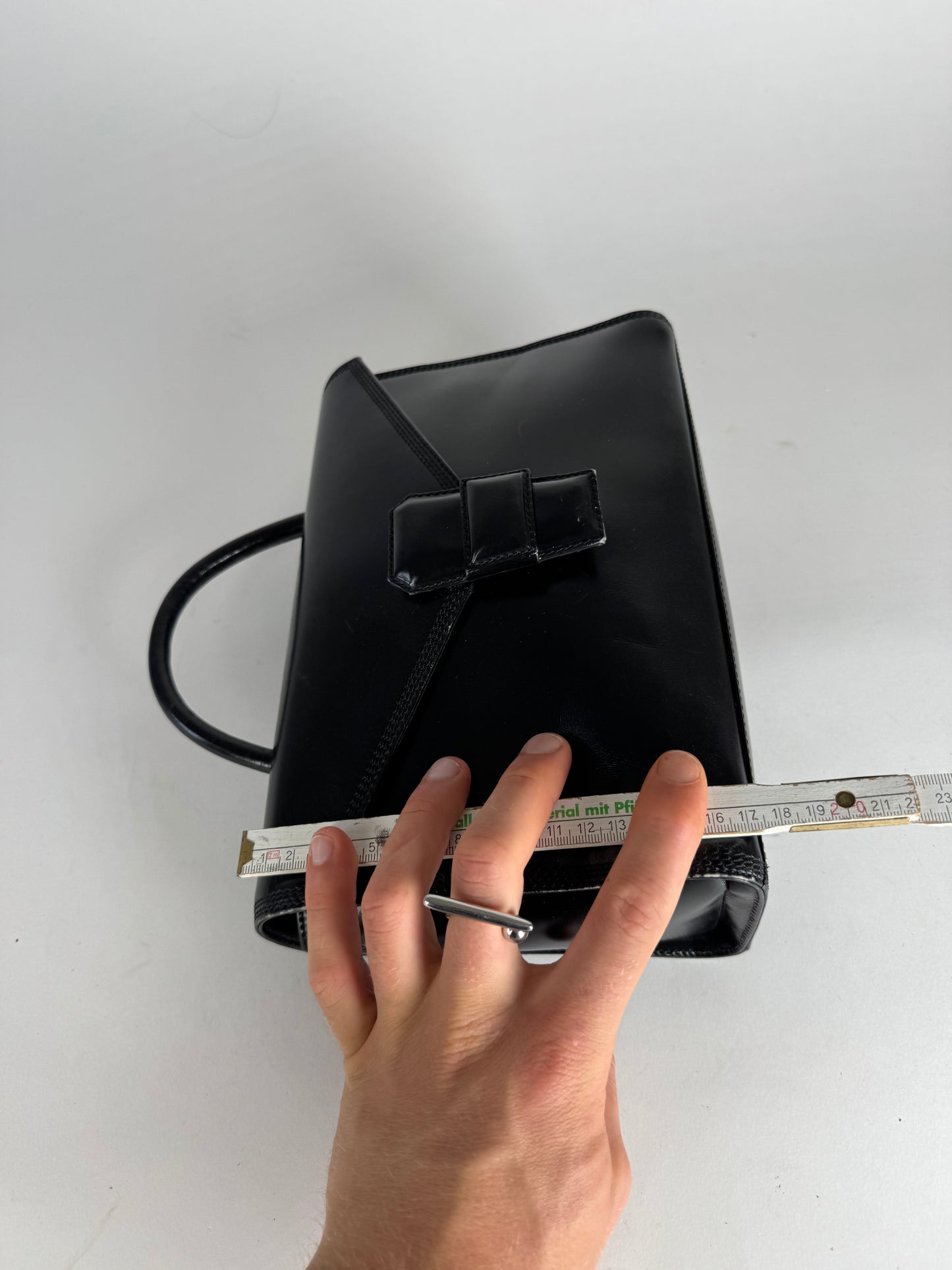 Vintage Loewe Madrid Puzzle Leather Bag black