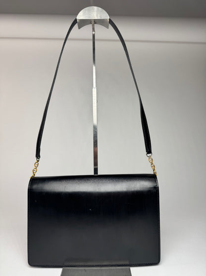 Vintage Balenciaga Patent Leather Shoulder bag black