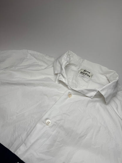 Acne Studios Summer Shirt White Navy Striped 52/L