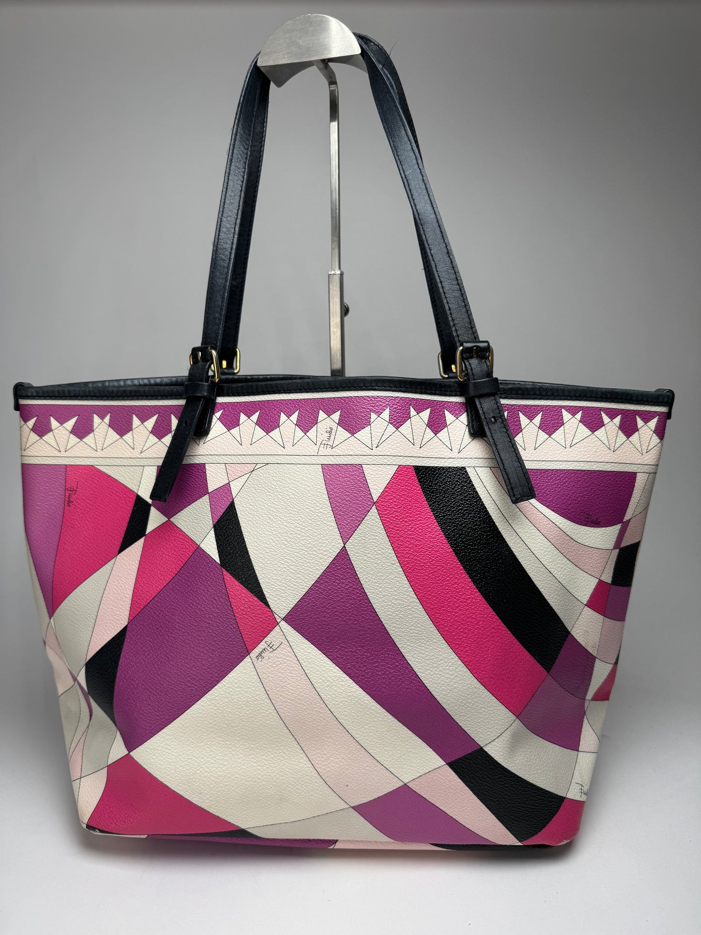 Vintage Emilio Pucci Leather Shopper