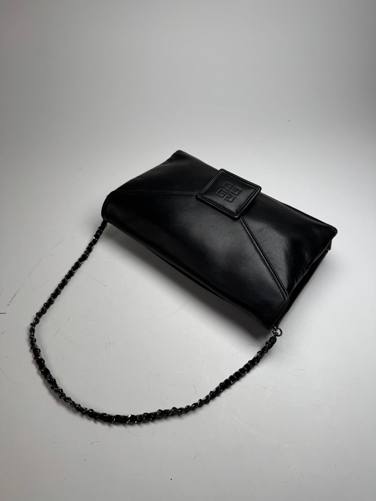Vintage Givenchy 4G Leather Bag Black