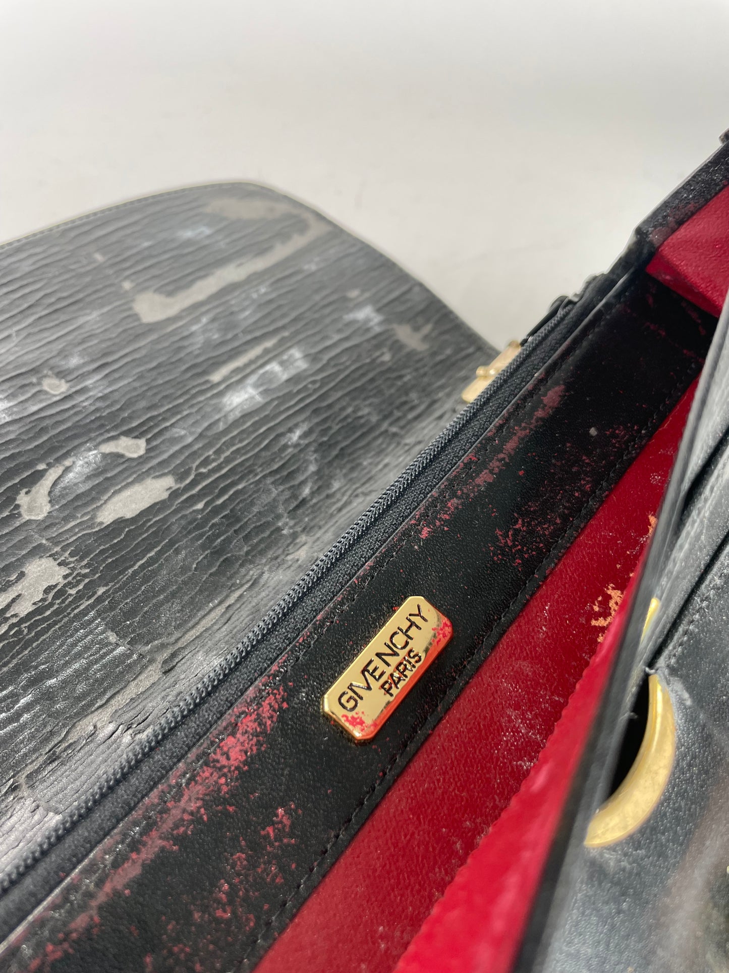 Vintage  Givenchy 4G Leather Bag black