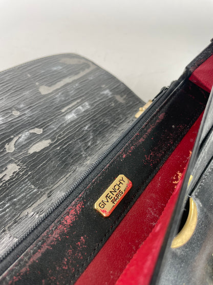 Vintage  Givenchy 4G Leather Bag black