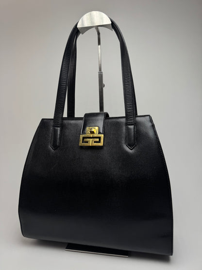 Vintage  Givenchy 4G Leather Bag Black
