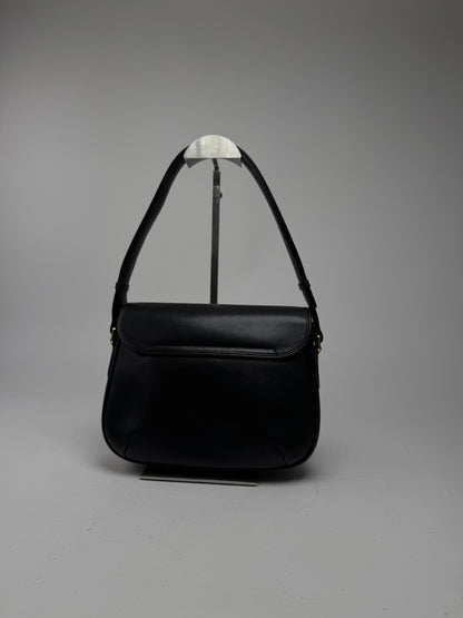 Vintage Gucci 2 Way Leather bag black