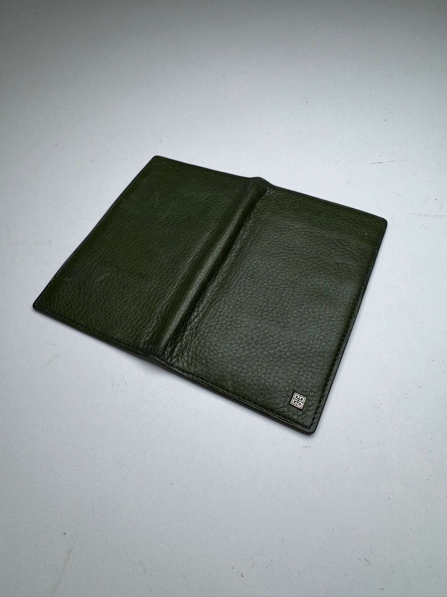 Vintage Givenchy Leather Card Holder Green
