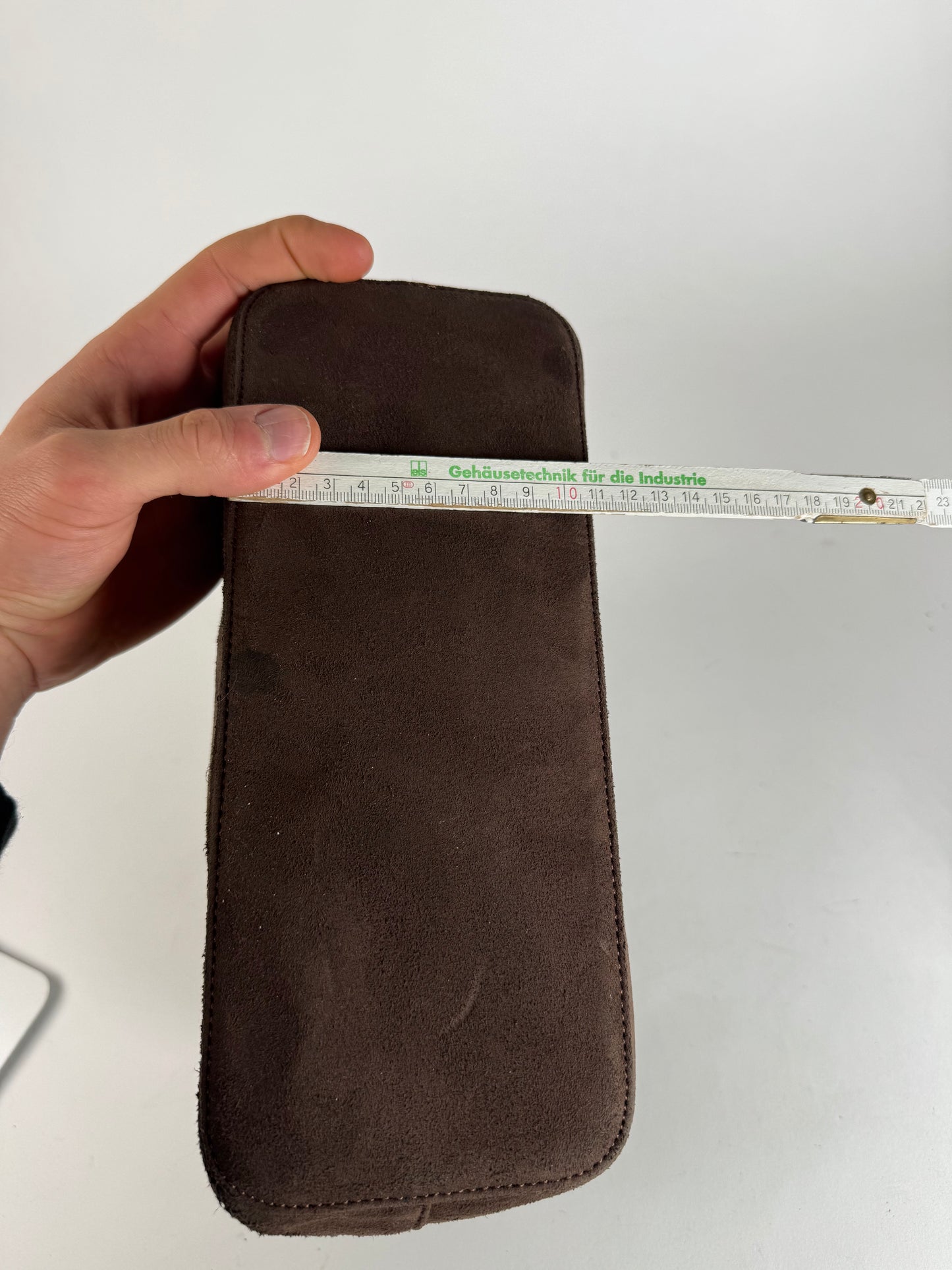 Vintage Balenciaga Suede Bag Brown