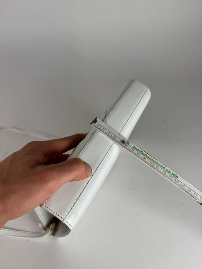 Vintage  Givenchy 4G Leather Bag White