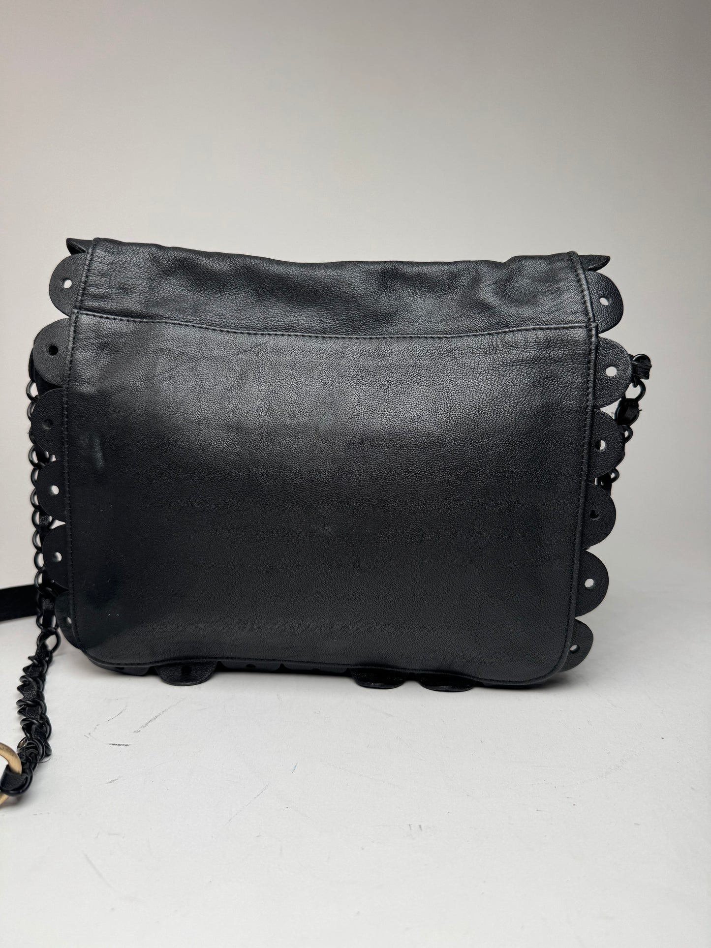 Vintage Chloe Leather Shoulder Bag black