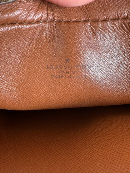 Vintage Louis Vuitton Monogram Canvas Cosmetic Pouch Brown