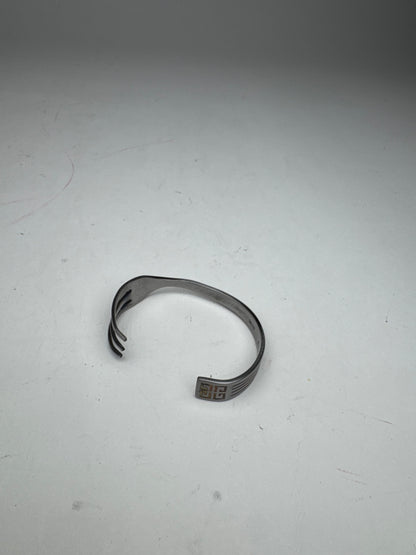 Vintage  Givenchy Steel Fork bracelet silver