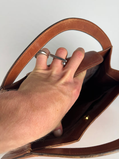 Vintage Givenchy Antigona Leather Bag Brown