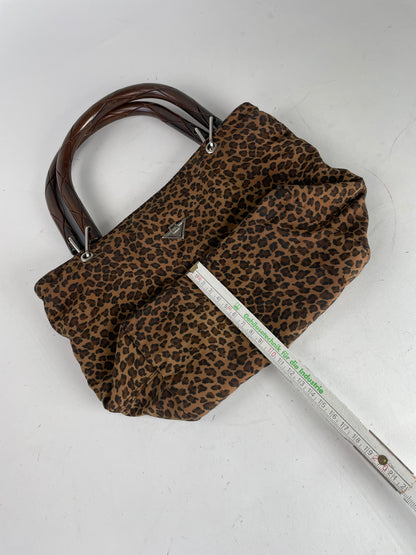Vintage Bottega Veneta Campana Bag Leopard