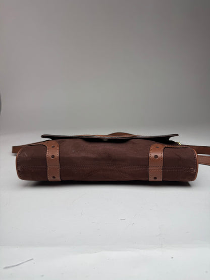 Vintage Chloe Leather Suede Shoulder Bag brown