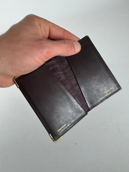 Vintage Givenchy Leather Card Holder Brown