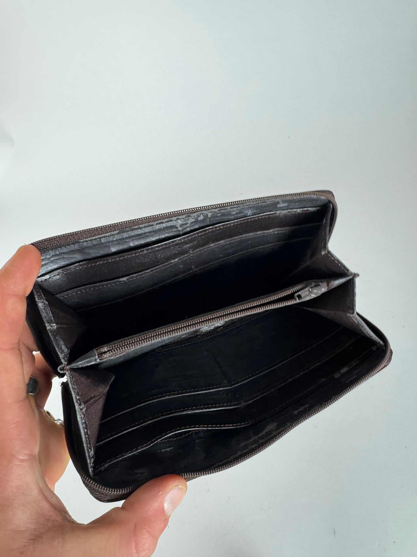 Vintage Givenchy Leather Wallet Brown