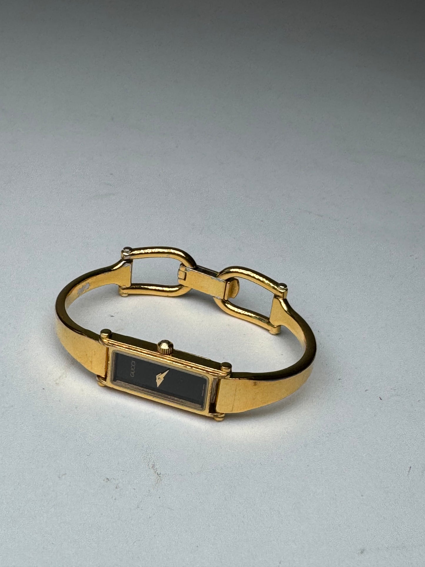 Vintage Gucci Horsebit Steel Watch golden