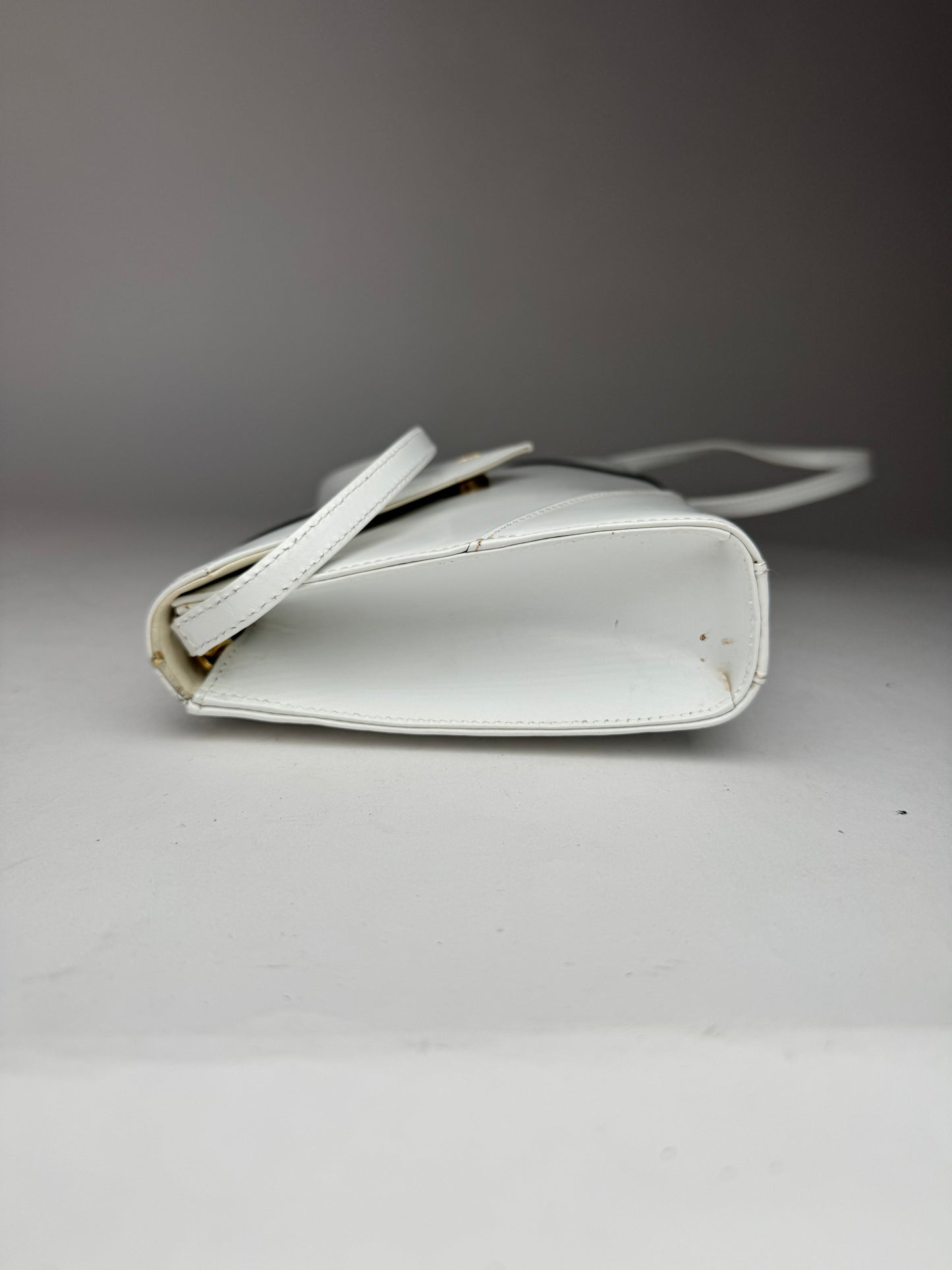 Vintage  Givenchy 4G Leather Bag White