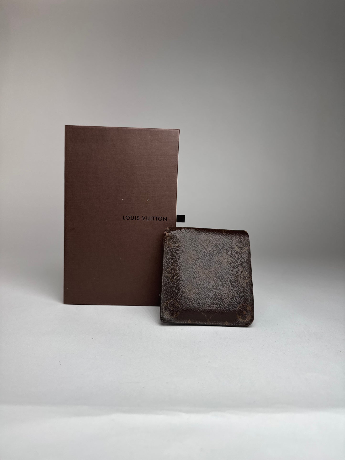 Vintage Louis Vuitton Monogram Foldable Wallet Brown