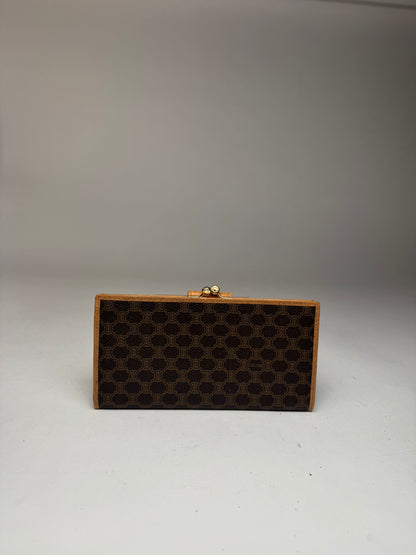 Vintage Celine Paris Triomphe Wallet Brown